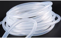 1pcslot yt828b imported silicone tube id 2 mm od 3456 mm food grade capillary transparent hose plumbing hoses 1meter