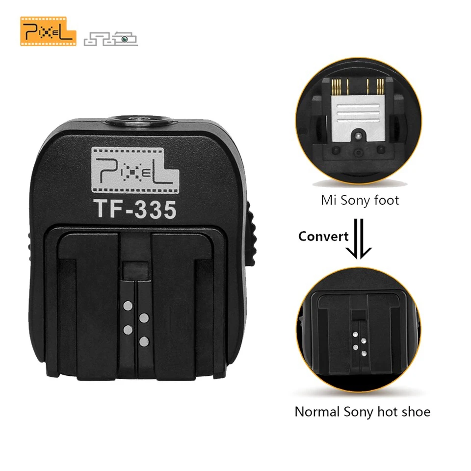 Pixel TF-335 преобразования беззеркальных Mi башмак в универсальный для sony A7 II A7S A7R как