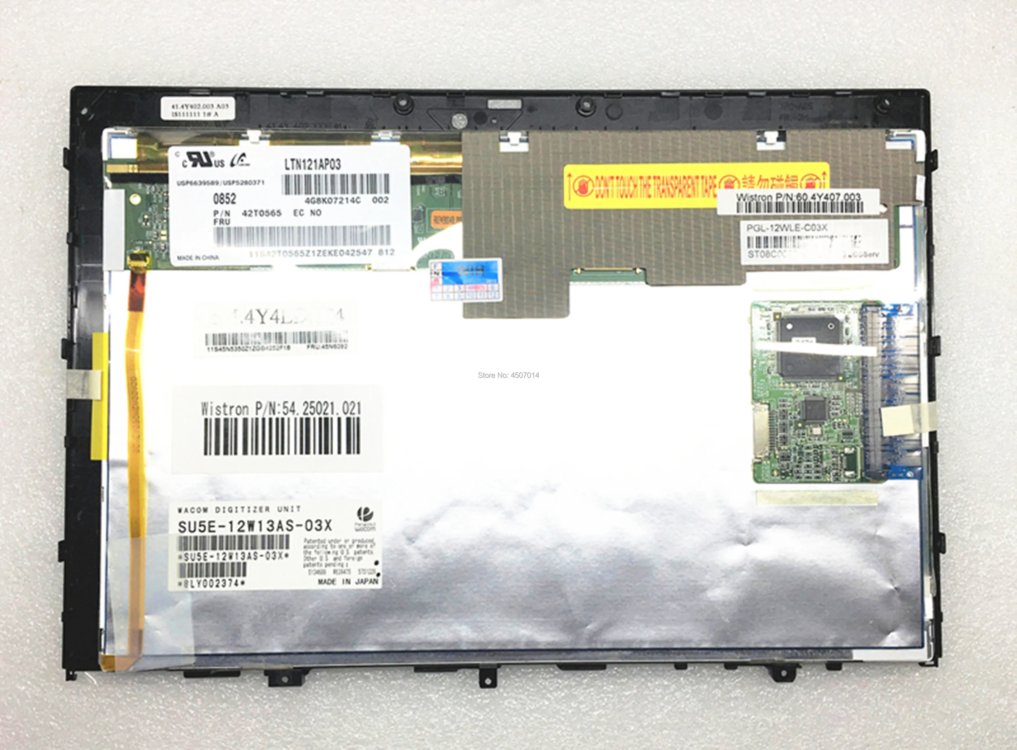 ЖК экран LTN121AP03 для ноутбука подходит Lenovo X200T X201T одноточечный сенсорный