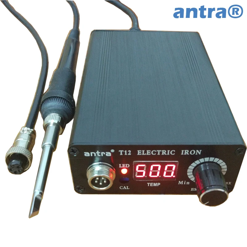 Antra Quick Heating T12 soldering station electronic welding iron Automatic sleep automatic standby thermostat control STC-T12 |