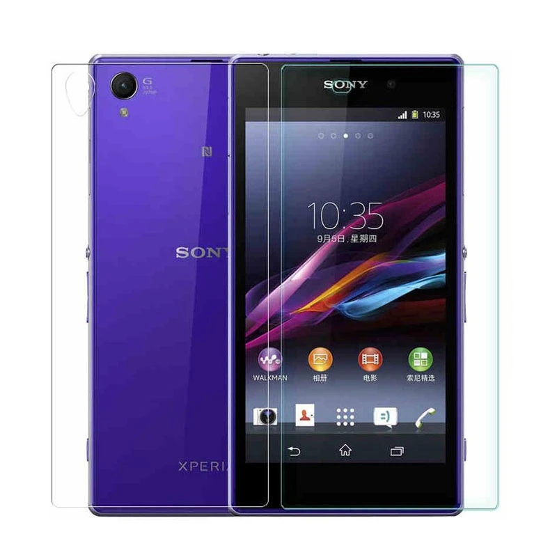 2 шт./лот 9H 0 3 мм 2.5D переднее + заднее закаленное стекло для Sony Xperia Z5 Premium Z3 Compact Z1 Z2