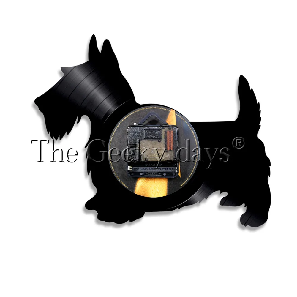 Настенные часы с виниловой пластиной для собак и щенков|Настенные часы| |