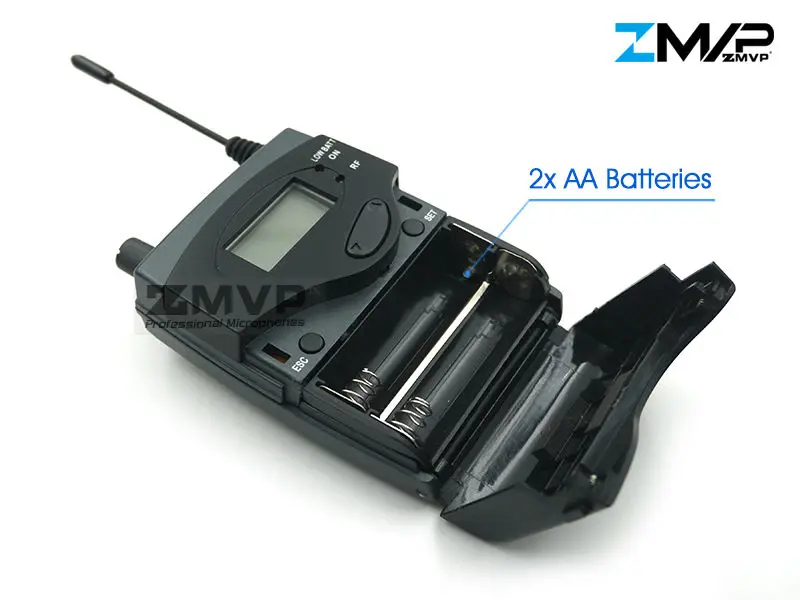 ZMVP 300 IEM G2 профессиональный монитор в ухо Беспроводная система с одиночным в ухо бодипак передатчик набор для сценического представления