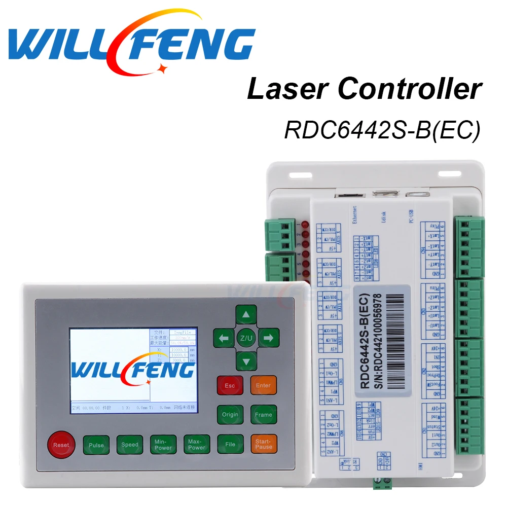 Система лазерного контроллера Will Feng Ruida RDC6442S RDC6442G для лазерной гравировальной