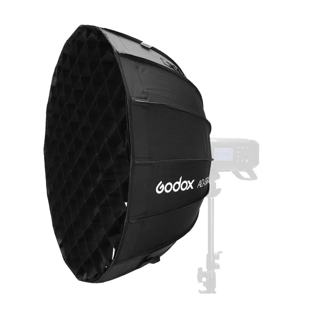 Godox AD-S65S 65 см Серебряный глубокий параболический софтбокс с сотовой сеткой Godox крепление софтбокс для AD400PRO
