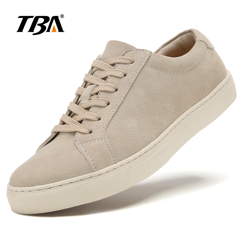 Fashion Breathable Men Casual Shoes Spring Autumn Leather Flats Hot Sale High Quality Platform Lace Up Male 3810 | Обувь