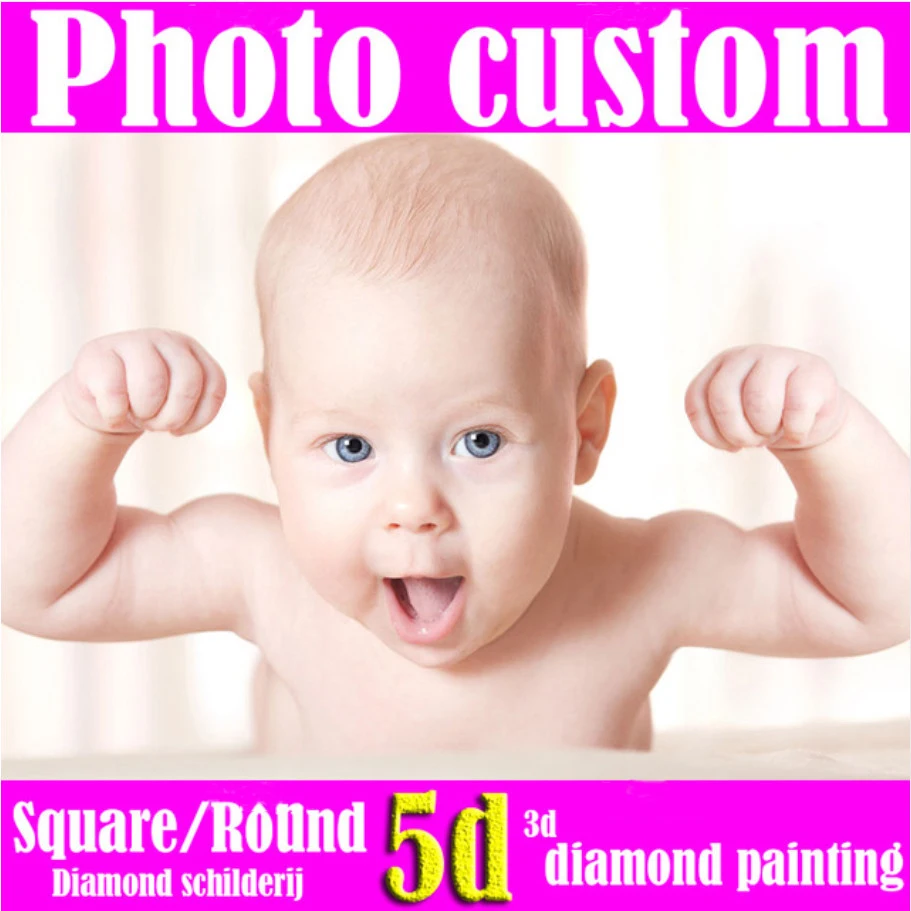 2019 Алмазная вышивка на заказ фото крестиком 5D DIY cutom картина роспись