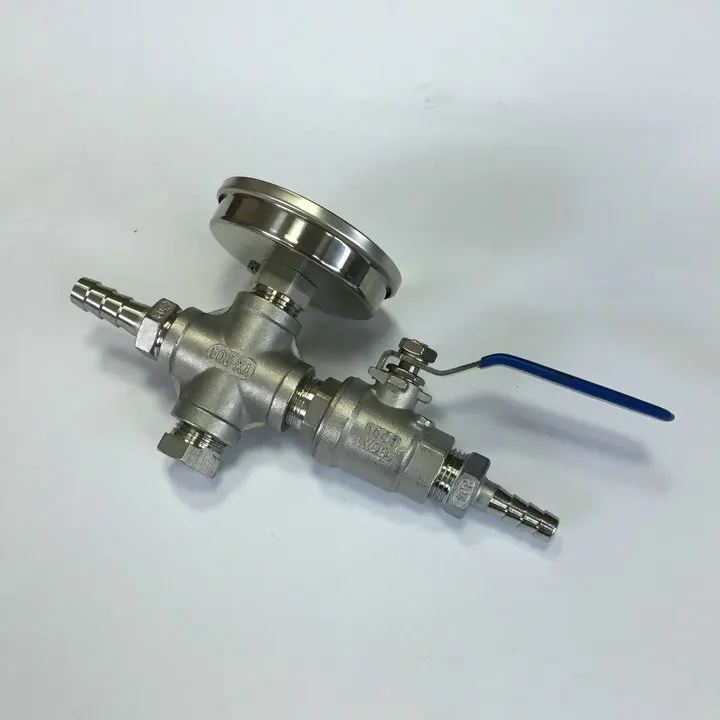 Термометр и шаровой клапан для домашнего пивоварения | Дом сад