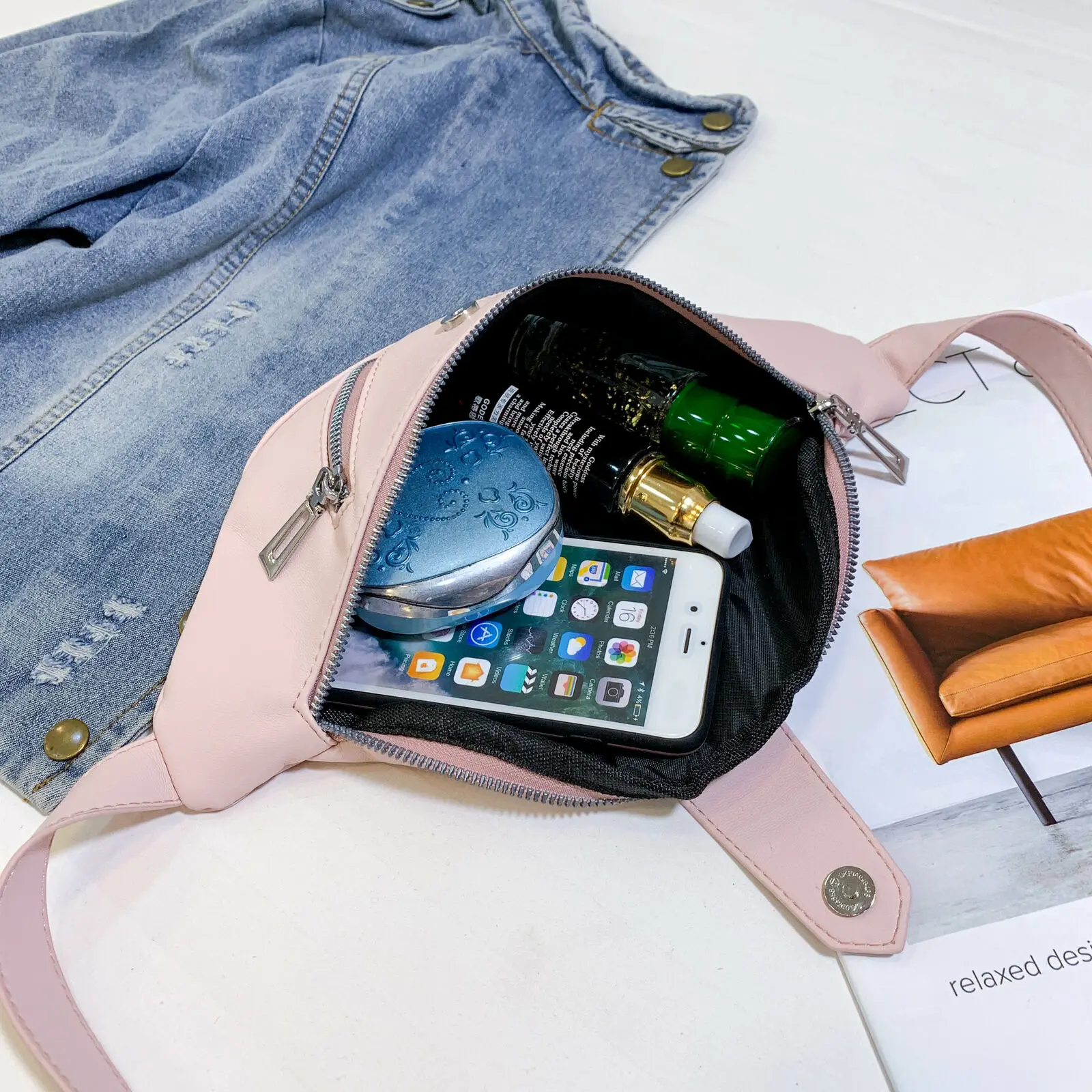 Новинка 2019 хит Мужская Женская поясная сумка на молнии Hip Camping пояс спортивная