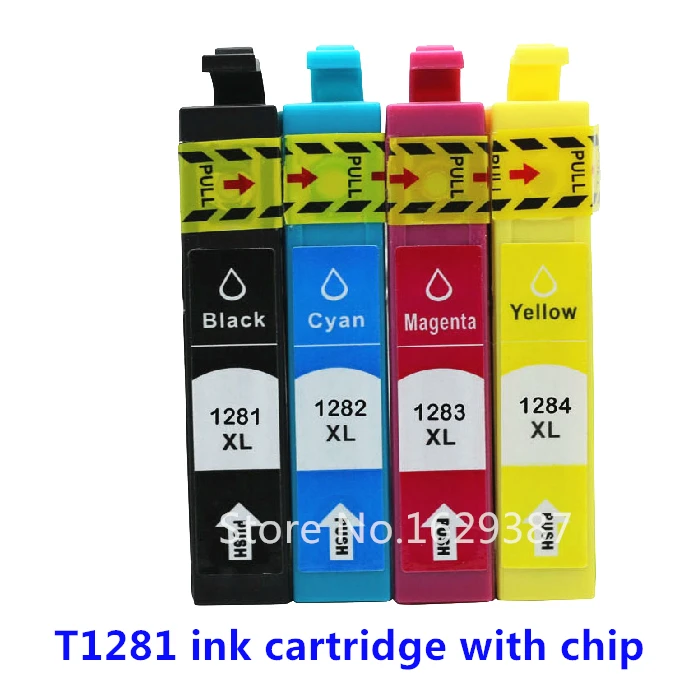 Чернильный картридж T1285 (4 цвета/набор) T1281/T1282/T1283/T1284 для Epson Stylus