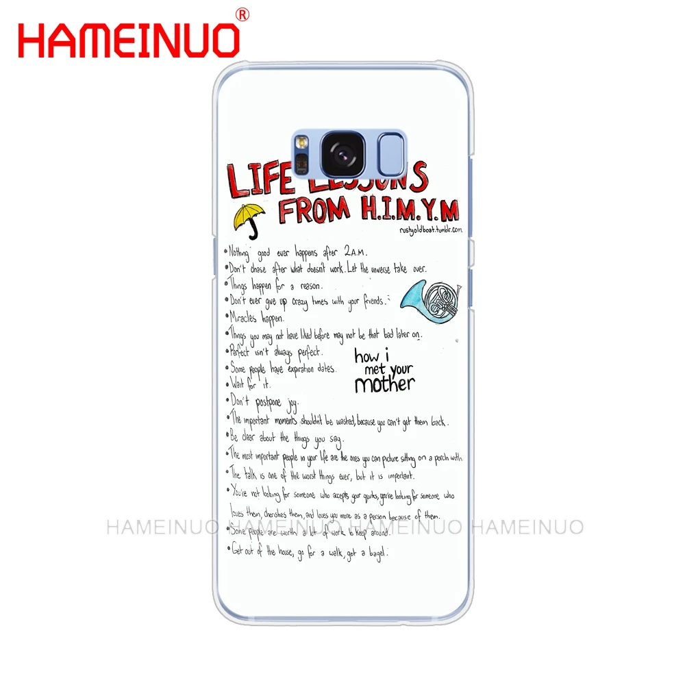 HAMEINUO Как я встретил вашу маму himym цитаты Чехол для мобильного телефона Samsung Galaxy S9 S7