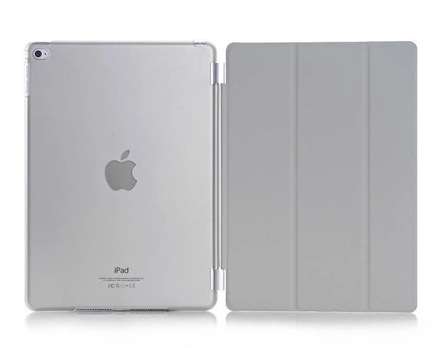 RYGOU Smart Cover для Apple ipad air 2 ipad 6 из искусственной кожи магнитный передний чехол+ Жесткий задний Чехол для ipad air 2 чехол для планшета C