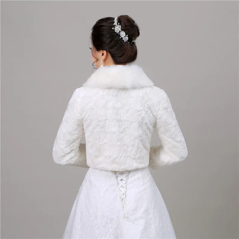 Forevergracedress новинка 2018 года женская зимняя Свадебная накидка из искусственного