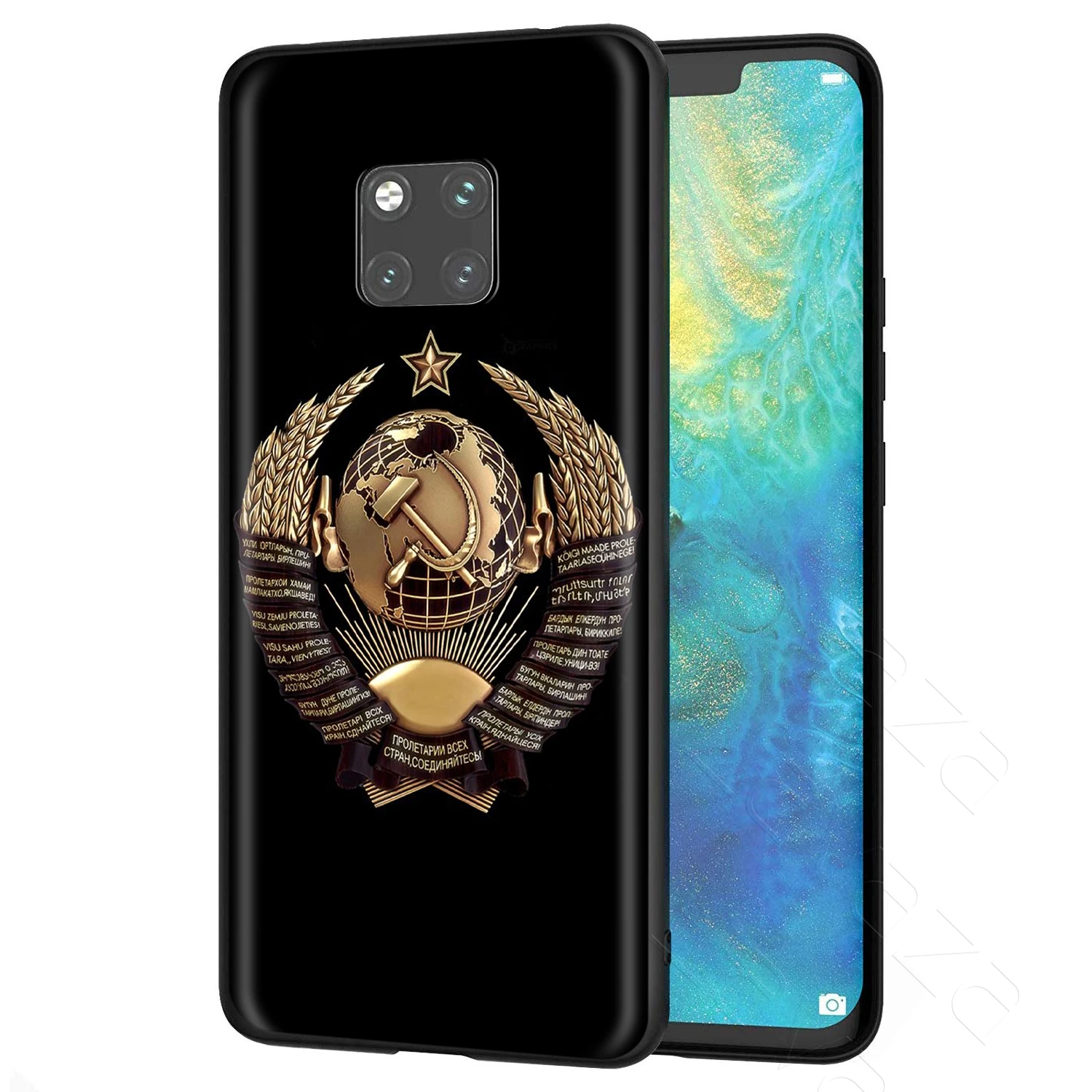 Lavaza Russia Flag Emblem Case for Huawei Mate 30 20 Honor 6a 7a 7c 7x 8C 8x 9 10 Nova 3i 3 Lite Pro Y6 2018 |