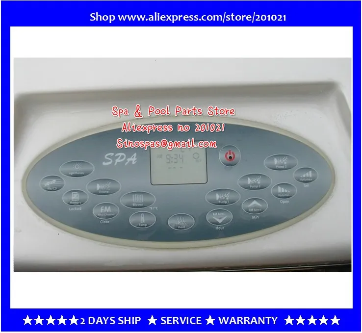 Jazzi горячая ванна для спа только панель управления передняя запасная часть WELLIS -