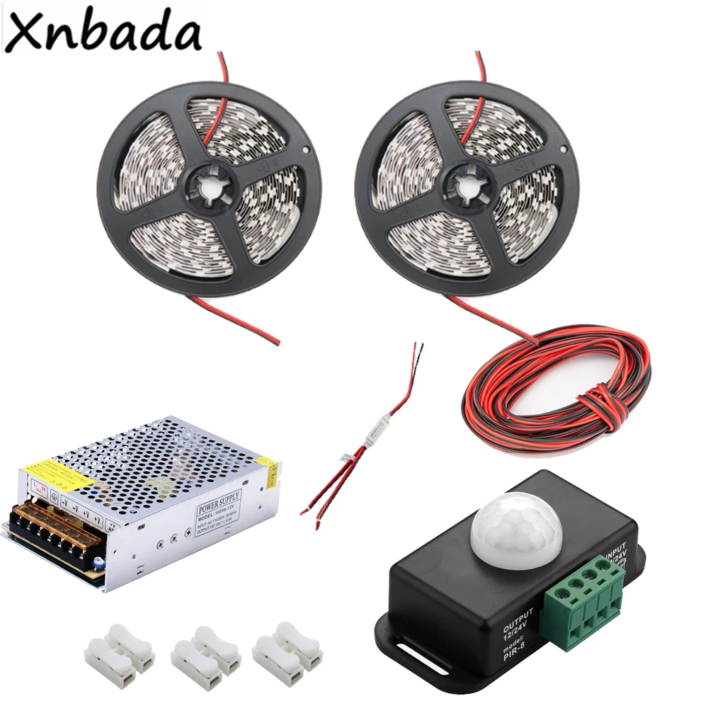 Светодиодная лента SMD5050 5 м 10 15 белый/теплый белый/синий/красный освещение с