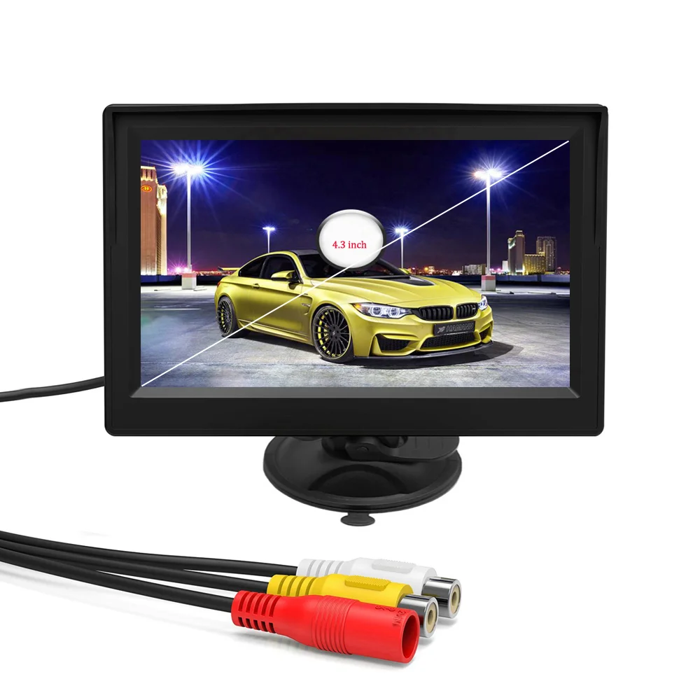 YAZH 4 3 дюймовый монитор TFT lcd Автомобильный складной для экрана обратная