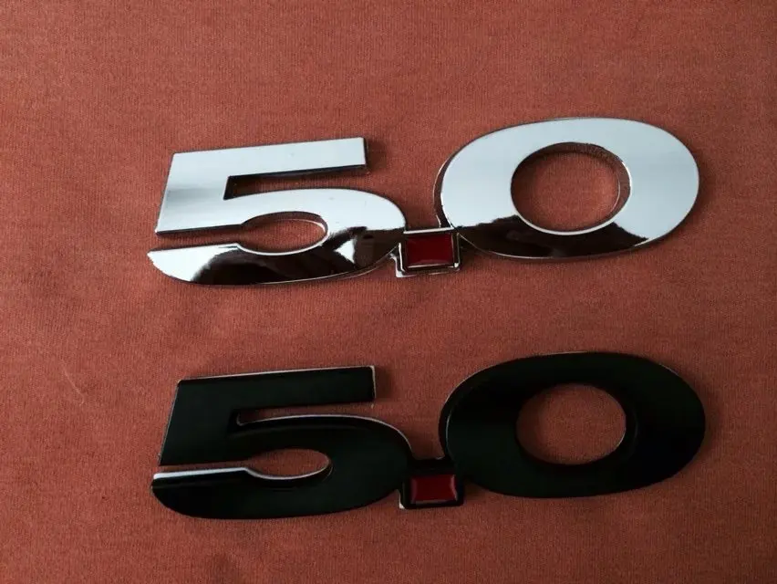 2 шт. металлический автомобильный боковой багажник эмблема наклейка 5 0 50 размер 13