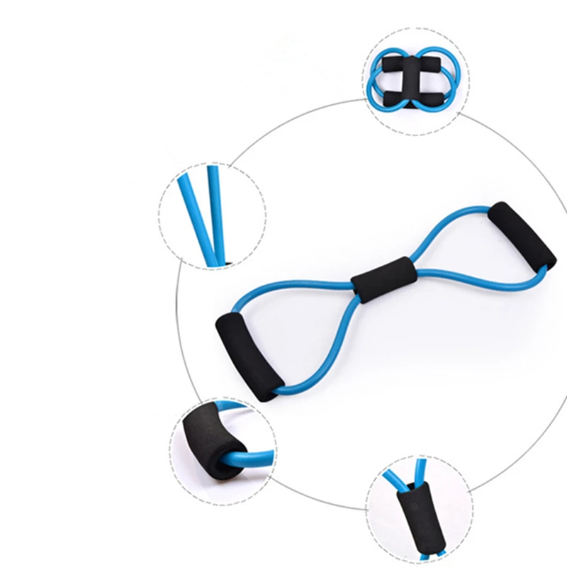 Фитнес Эспандеры латекс обучение эластичные спортивные полосы тянуть веревку