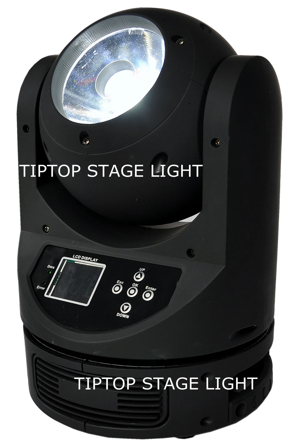

TP-L673 8 Unit 60W Led Beam Moving Head Light RGBW Narrow Beam Pillar Ultimate Rotation DMX/Sound/Auto Running Mounting Clamps