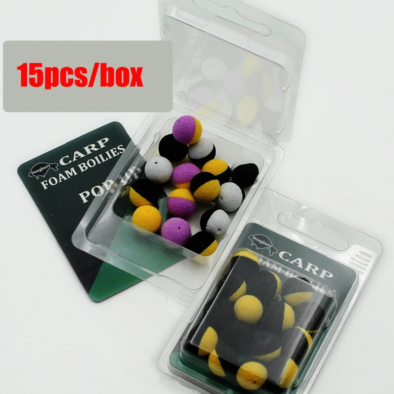 15 шт., аксессуары для ловли карпа, пенопластовые Бойлы для зиг, Rig Hair Chod Ronnie Rig Pop UP Boilies для ловли карпа, снасти, оборудование