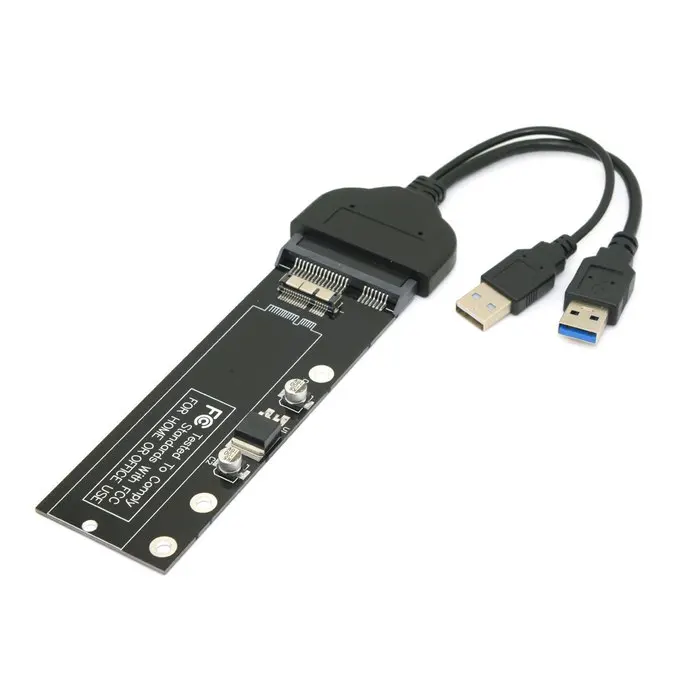 Картридж для SSD накопителя с USB 3 0 на 12 + 6pin SATA 22Pin Apple 2010 2011 Macbook Air A1369 A1370|sata 22pin|usb 3.0usb
