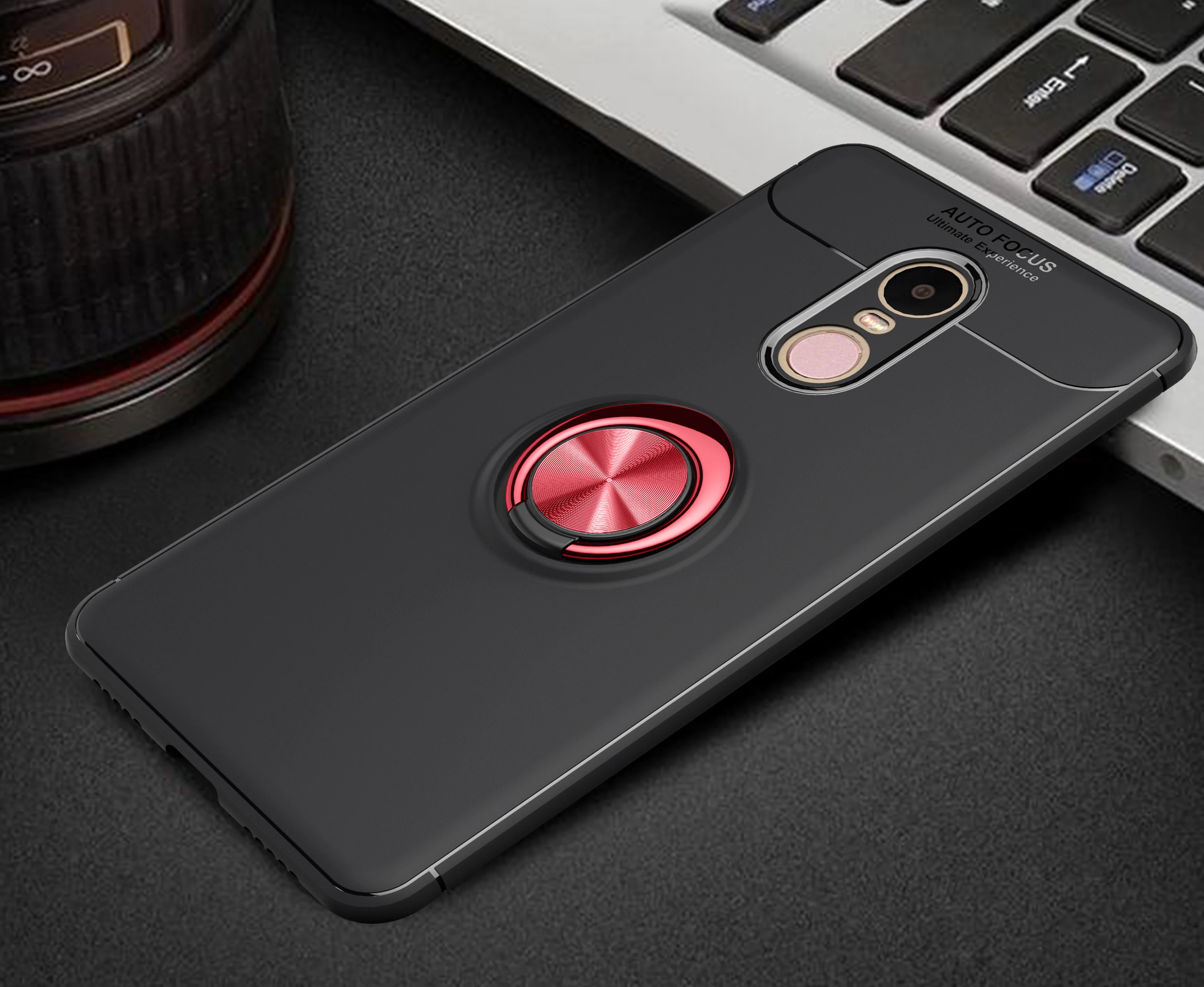 Силиконовый чехол для Xiaomi Redmi 4X4 X Red mi 4X, автомобильный магнитный держатель, чехол для телефона Xio mi Red mi X4 Red mi 4X, кольцевой чехол для телефона