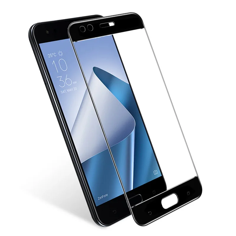 Black Для Asus ZenFone 4 ZE554KL закаленное стекло 9H 3D полноэкранное покрытие взрывобезопасная Защитная пленка для экрана для Asus ZenFone 4 - Цвет: Black