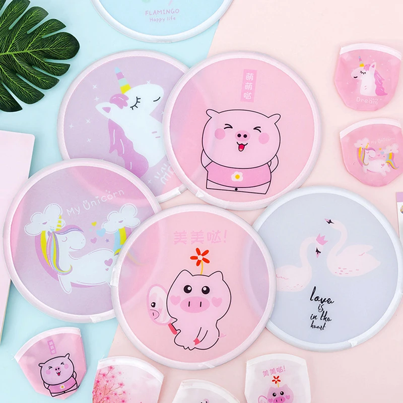 1 шт. ручной мини Веер для путешествий портативный маленький веер в форме свиньи