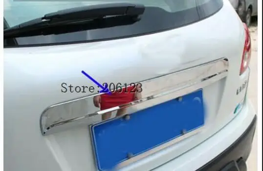 Стальная крышка багажника задняя дверь поручень Накладка для NISSAN QASHQAI 2008 2009 2010 2011 2012