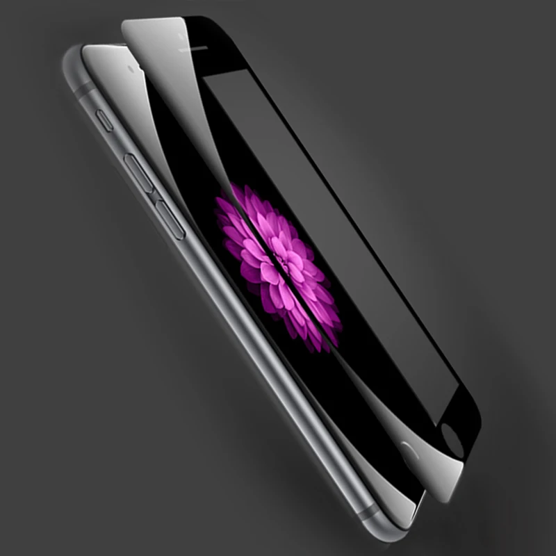 3D изогнутый край 4D полный клей покрытие закаленное стекло для iPhone 7 Plus 6 6s Премиум