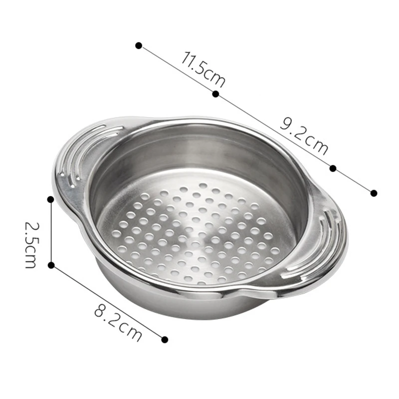 Горячее предложение! 2 упаковка нержавеющая сталь ситечко для слива пищевых