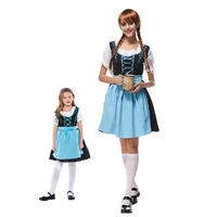 mother daughter oktoberfest costumes adult kids german bavarian beer girl heidi maid costume dirndl dress
