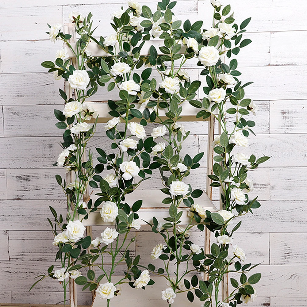 Имитация роз ротанга Свадебная стена декорация искусственный цветок отель Добро