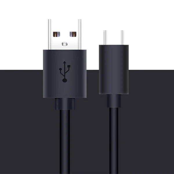 Black USB 3,1 Тип C кабель USB type-C функцией быстрой зарядки Тип кабеля type-C 3,1 зарядный usb-шнур для samsung S9 S8 S7 Note 8 Xiaomi Mi5 Mi6 кабель для передачи данных - Цвет: Black