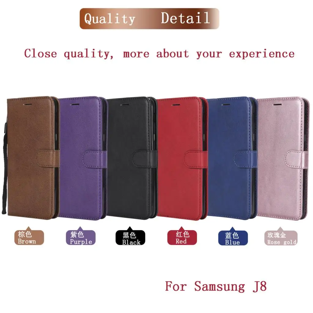 Кошелек чехол для samsung J8 2018 On8 SM J810F J810G/DS J810GF Обложка Магнитный Флип слота случаи