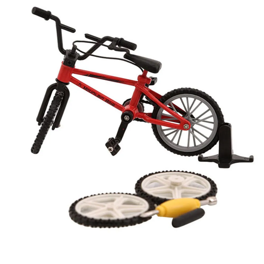 

Миниатюрный горный велосипед BMX из сплава, розничная продажа игрушек и 2 запасных шины, креативный подарок для детей