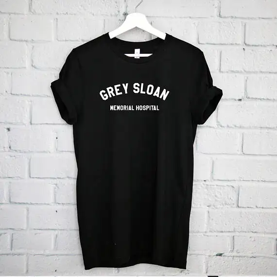 Милая рубашка серая Greys Anatomy Fan Sloan Memorial Hospital это прекрасный день чтобы сохранить