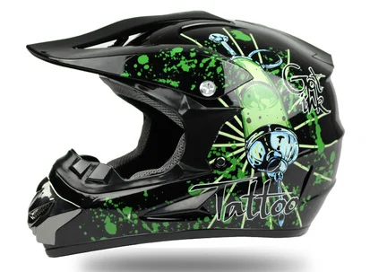 Мотоциклетный шлем для взрослых мотокросса бездорожья квадроцикла байка катера