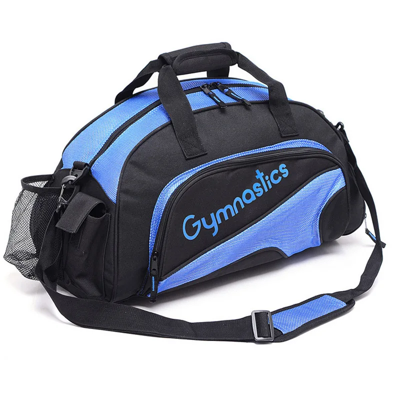 Fresh blue Женская спортивная сумка с рисунком для занятий спортом, спортивные женские сумки для йоги/танцев на одно плечо, сумки для занятий йогой - Цвет: Fresh blue