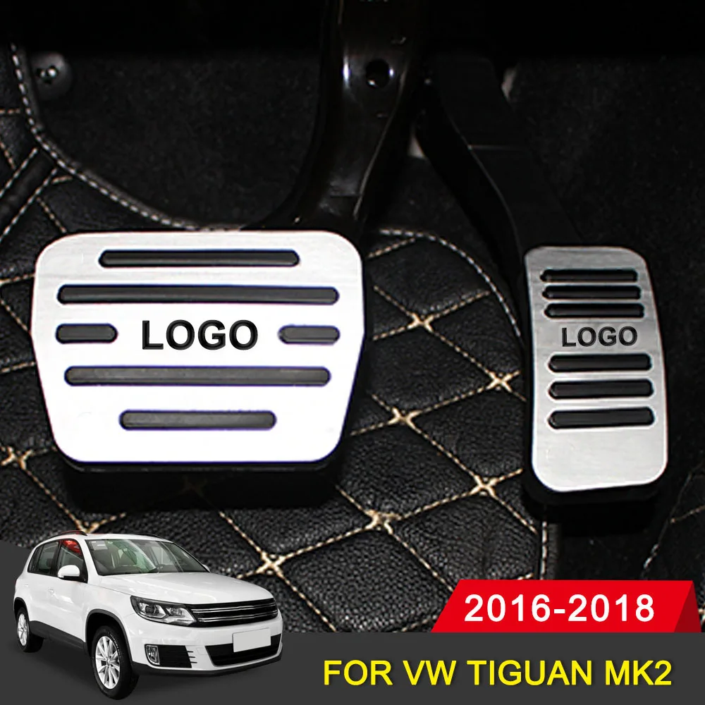 Для Volkswagen VW Tiguan 2016 2017 2018 Алюминиевый автомобильный топливный тормоз ножной упор