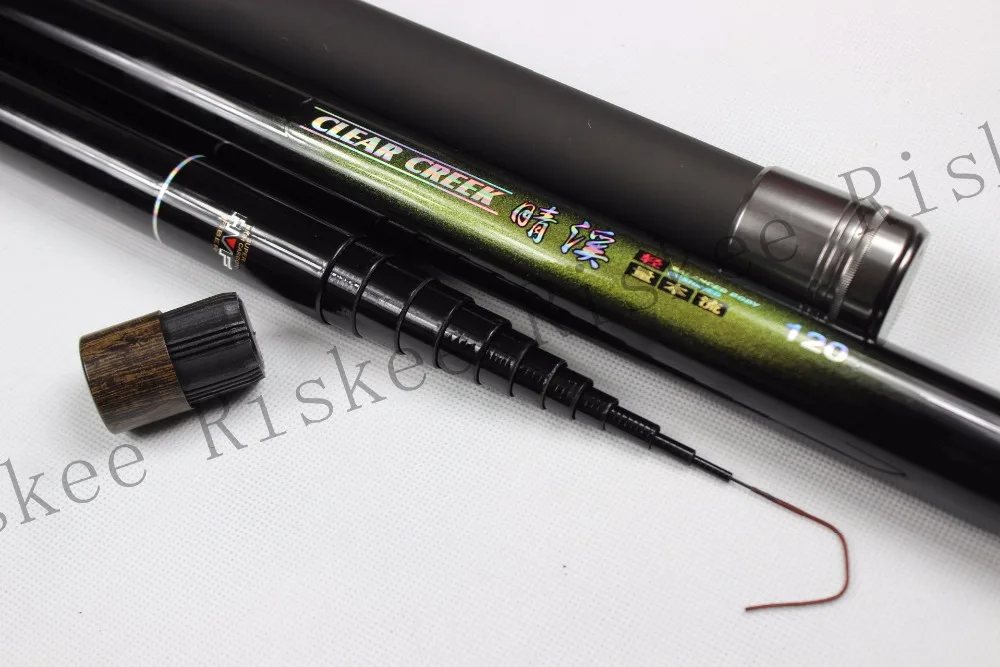 Черный палочки удочка углерода ультра-легкий сверхтвердых Удочка S большой воды