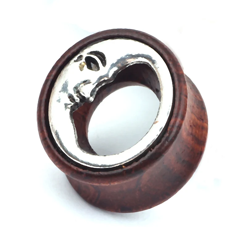 2 шт/1 пара модные деревянные полые лунные затычки для ушей измерительные приборы