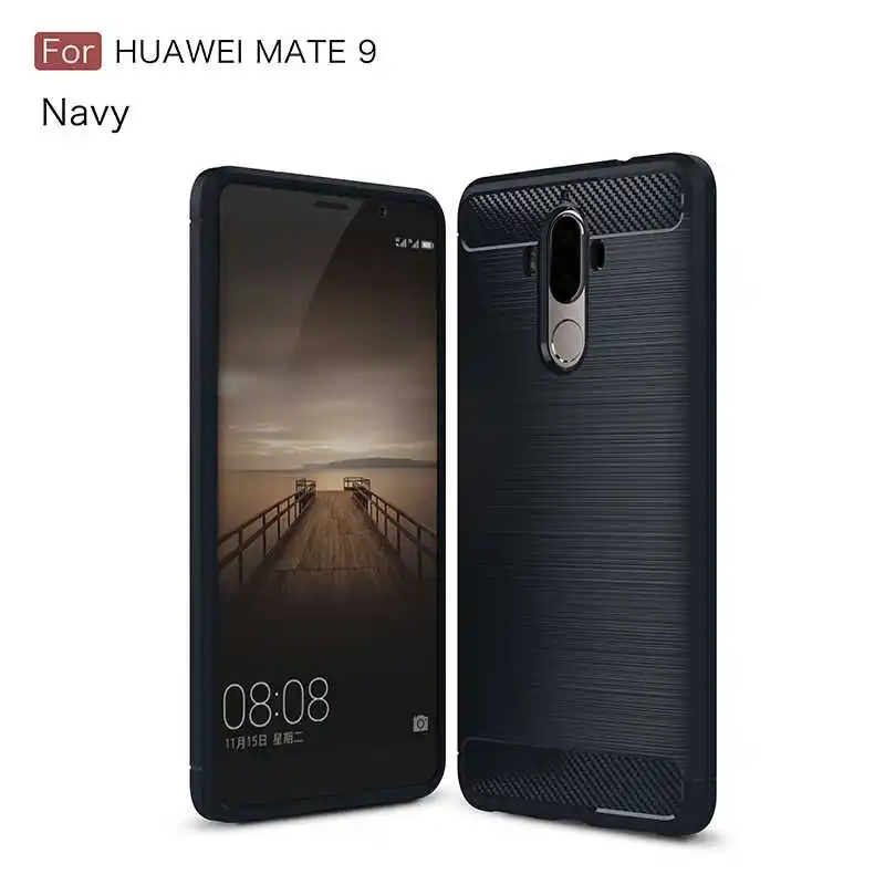 Модный противоударный мягкий силиконовый чехол Mokoemi 5," для huawei mate 9, чехол для huawei mate 9, чехол для телефона - Цвет: Navy Blue