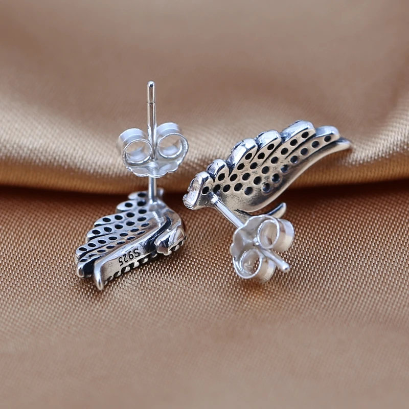 Silver Pendientes Совместимость Подходит Для СМК Серьги Стерлингового Серебра 925
