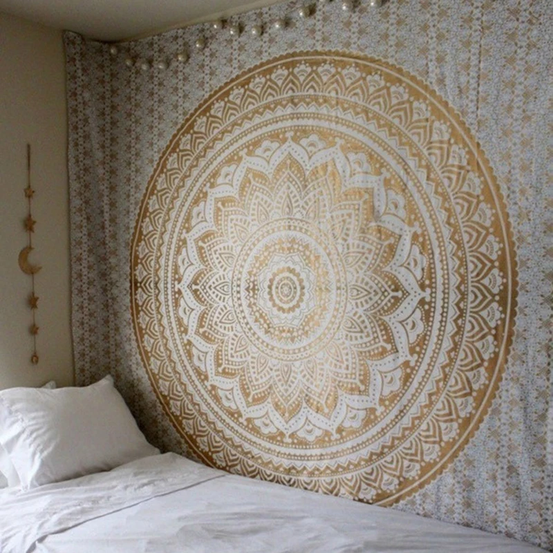 

Bohemia Mandala Floral Carpet Wall Hanging Tapestry For Wall Decoration Carpet Yoga Mats Thin Blanket Beach Towel Fashion Style