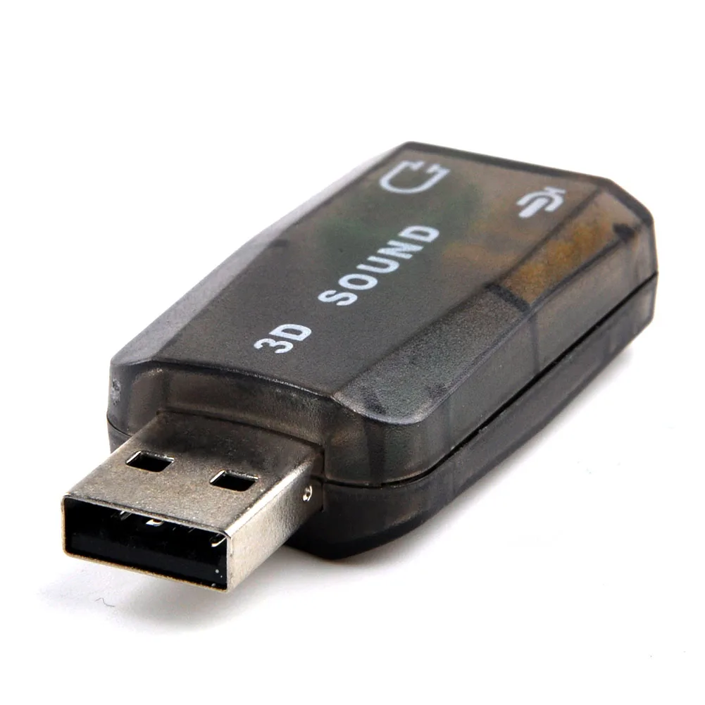 3,5 мм к Usb Звуковая карта адаптер аудио 5,1 Tarjeta de sonido externo Tarjeta sonido usb 3D usb звуковая карта microfono usb HIFI