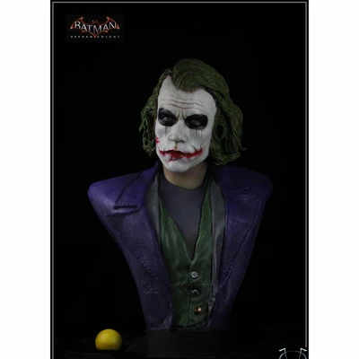 Clown Прикольные Мстители Бэтмен 1:1 модель бюста Темный рыцарь статуя половина длины фото или портретная коллекция влюбленных - Цвет: Clown