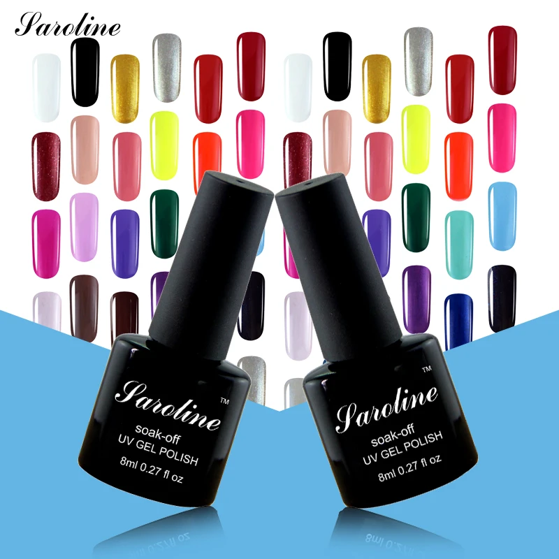 Saroline Счастливые цвета UV Soak Off Гель лак для ногтей светодиодный гель Лаки