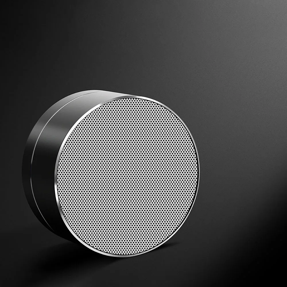 Портативный Bluetooth динамик маленькая Беспроводная мини Колонка со стальным